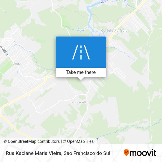 Rua Kaciane Maria Vieira map