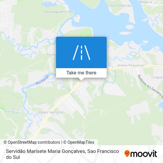 Servidão Marisete Maria Gonçalves map