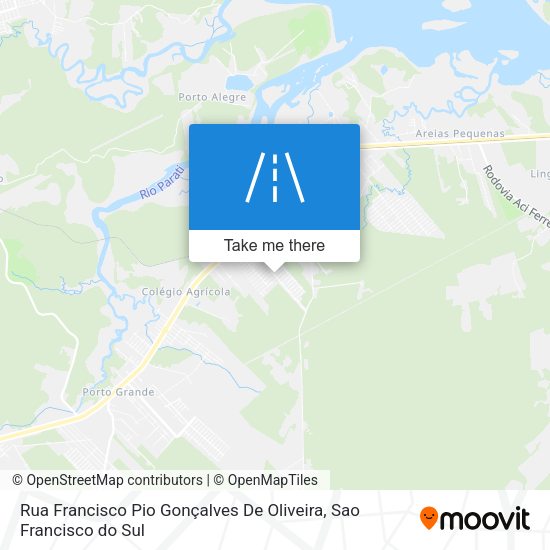 Rua Francisco Pio Gonçalves De Oliveira map