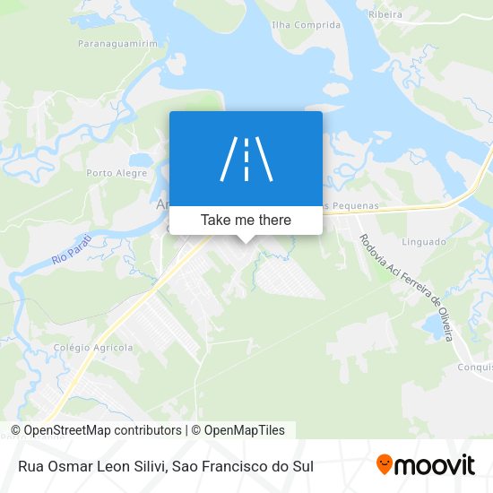 Rua Osmar Leon Silivi map