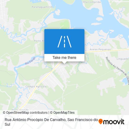 Rua Antônio Procópio De Carvalho map