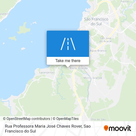 Rua Professora Maria José Chaves Rover map