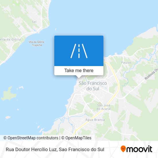 Rua Doutor Hercílio Luz map