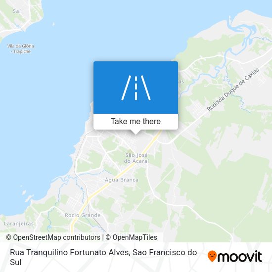 Rua Tranquilino Fortunato Alves map