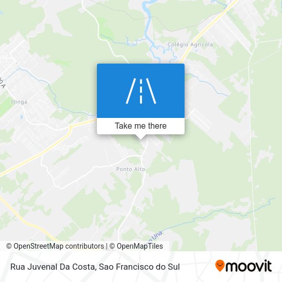 Rua Juvenal Da Costa map