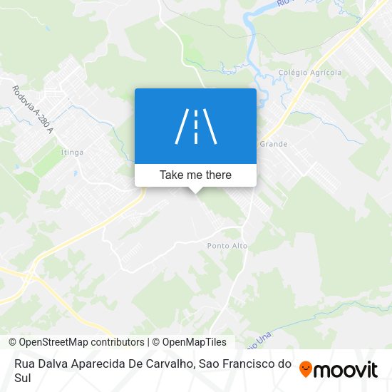 Rua Dalva Aparecida De Carvalho map