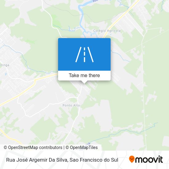 Rua José Argemir Da Silva map