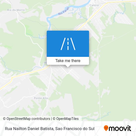 Rua Nailton Daniel Batista map