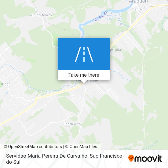 Servidão Maria Pereira De Carvalho map