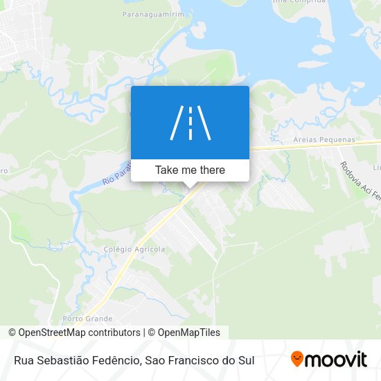 Rua Sebastião Fedêncio map