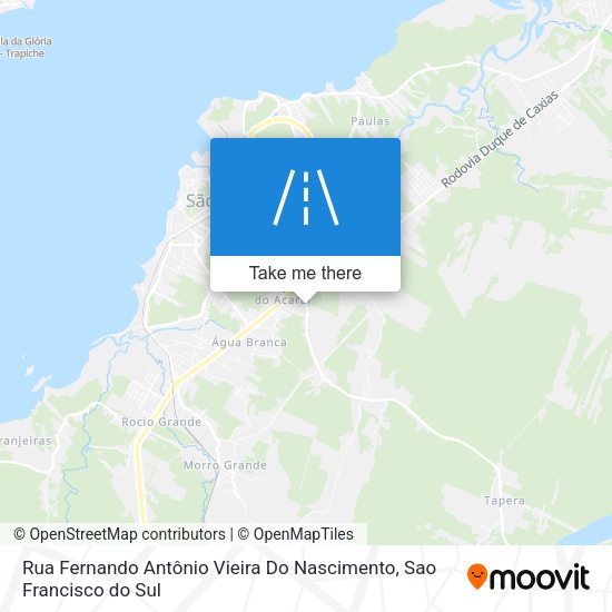 Rua Fernando Antônio Vieira Do Nascimento map