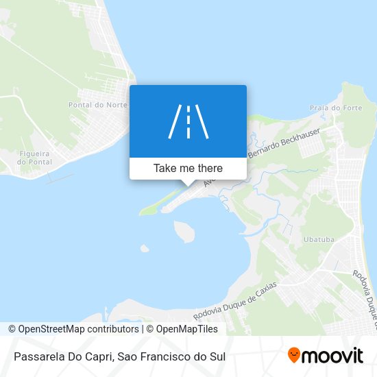 Passarela Do Capri map