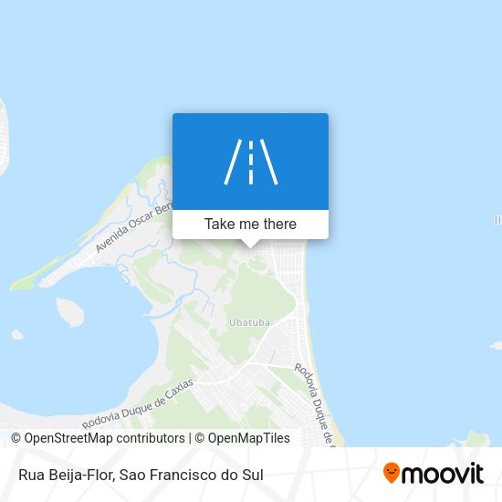 Rua Beija-Flor map