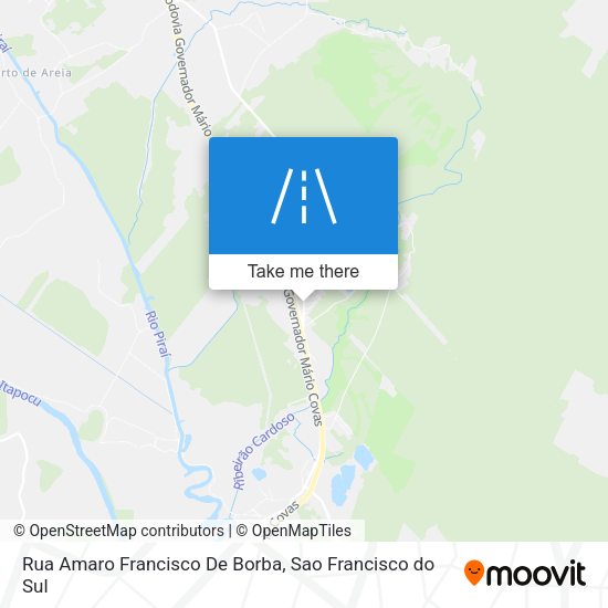 Rua Amaro Francisco De Borba map
