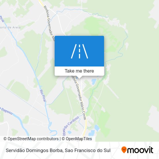 Servidão Domingos Borba map