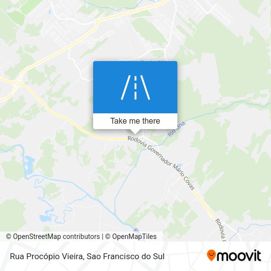 Rua Procópio Vieira map