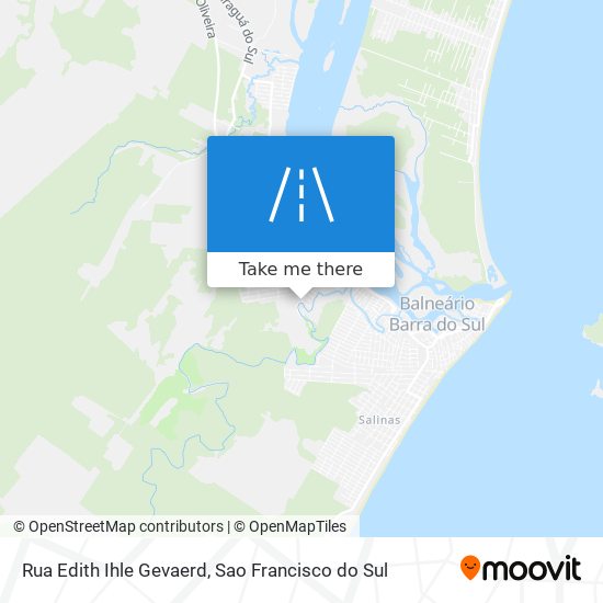 Rua Edith Ihle Gevaerd map
