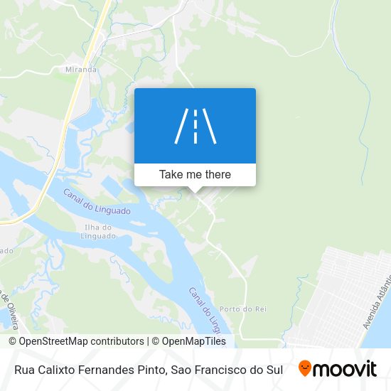 Rua Calixto Fernandes Pinto map