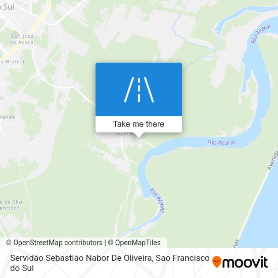 Servidão Sebastião Nabor De Oliveira map
