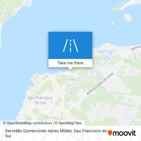 Servidão Gomercindo Ayres Müller map