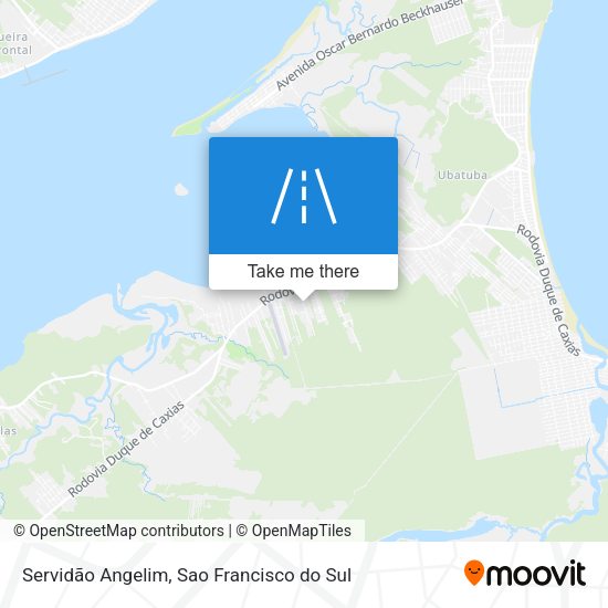 Servidão Angelim map