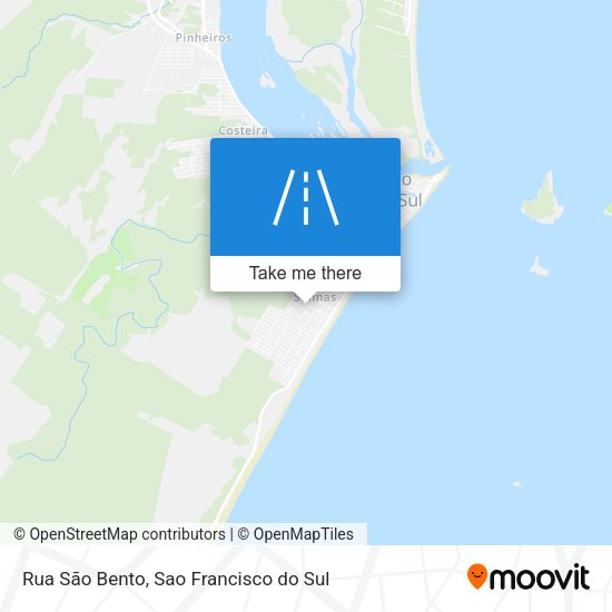 Rua São Bento map