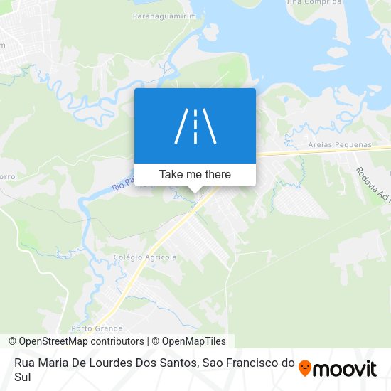 Rua Maria De Lourdes Dos Santos map
