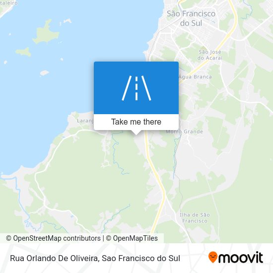 Rua Orlando De Oliveira map