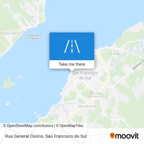 Rua General Osório map