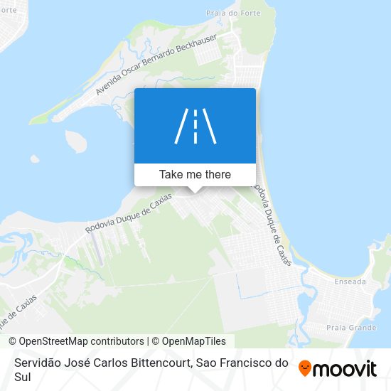 Servidão José Carlos Bittencourt map