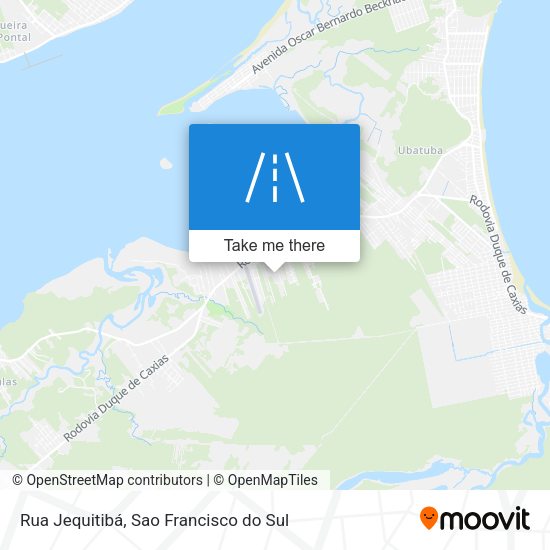 Rua Jequitibá map