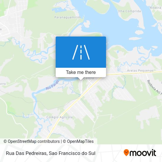 Rua Das Pedreiras map