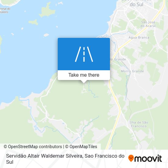 Servidão Altair Waldemar Silveira map