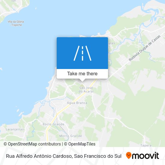Rua Alfredo Antônio Cardoso map