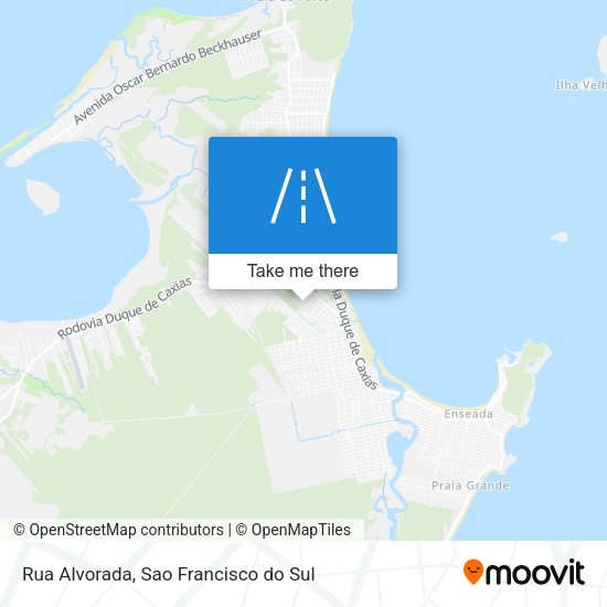 Rua Alvorada map
