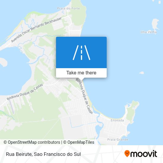 Rua Beirute map
