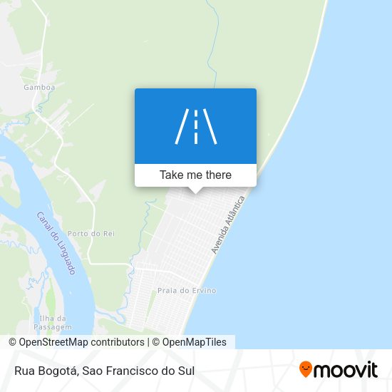 Rua Bogotá map