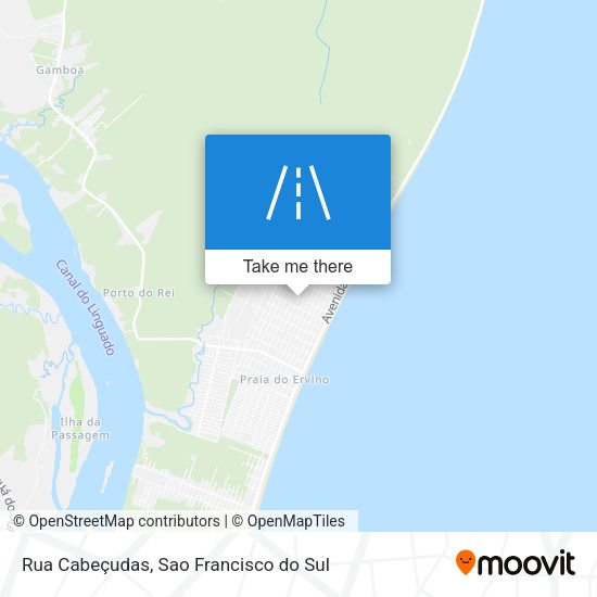 Rua Cabeçudas map