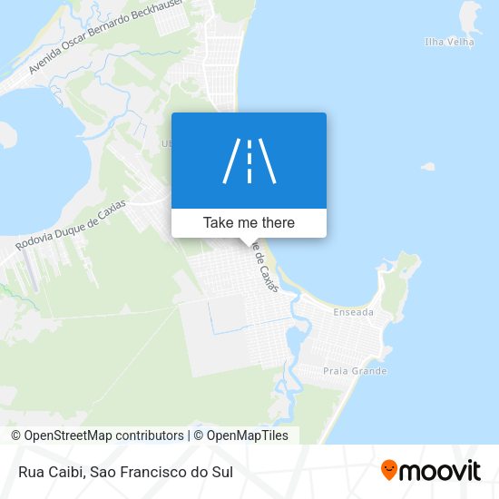 Rua Caibi map