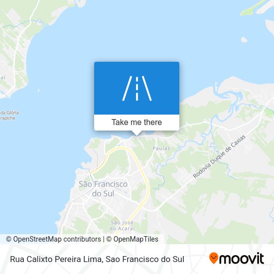 Rua Calixto Pereira Lima map