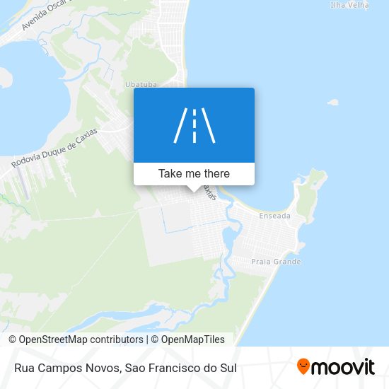 Rua Campos Novos map