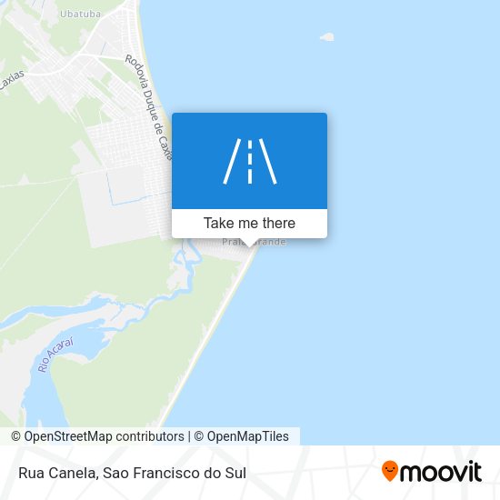 Rua Canela map