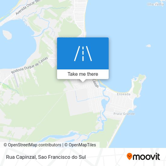 Rua Capinzal map