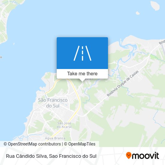 Rua Cândido Silva map