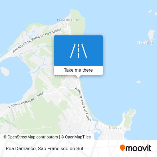 Rua Damasco map