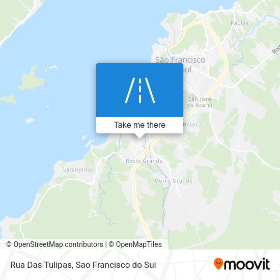 Rua Das Tulipas map