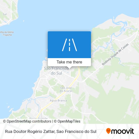 Rua Doutor Rogério Zattar map