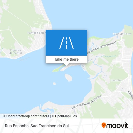 Rua Espanha map