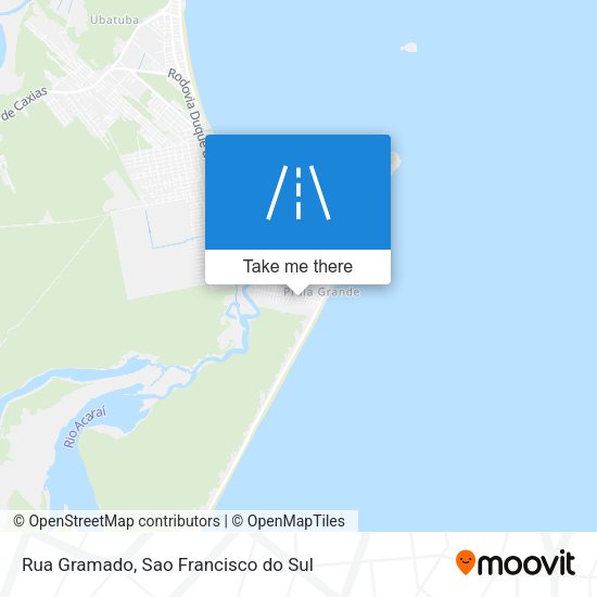 Rua Gramado map