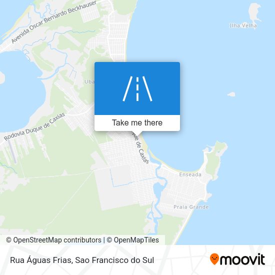 Rua Águas Frias map